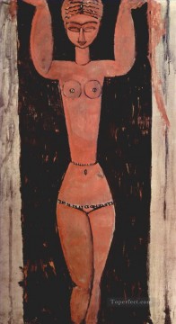 アメデオ・モディリアーニ Painting - 立っているカリアティード 1913 年 アメデオ モディリアーニ
